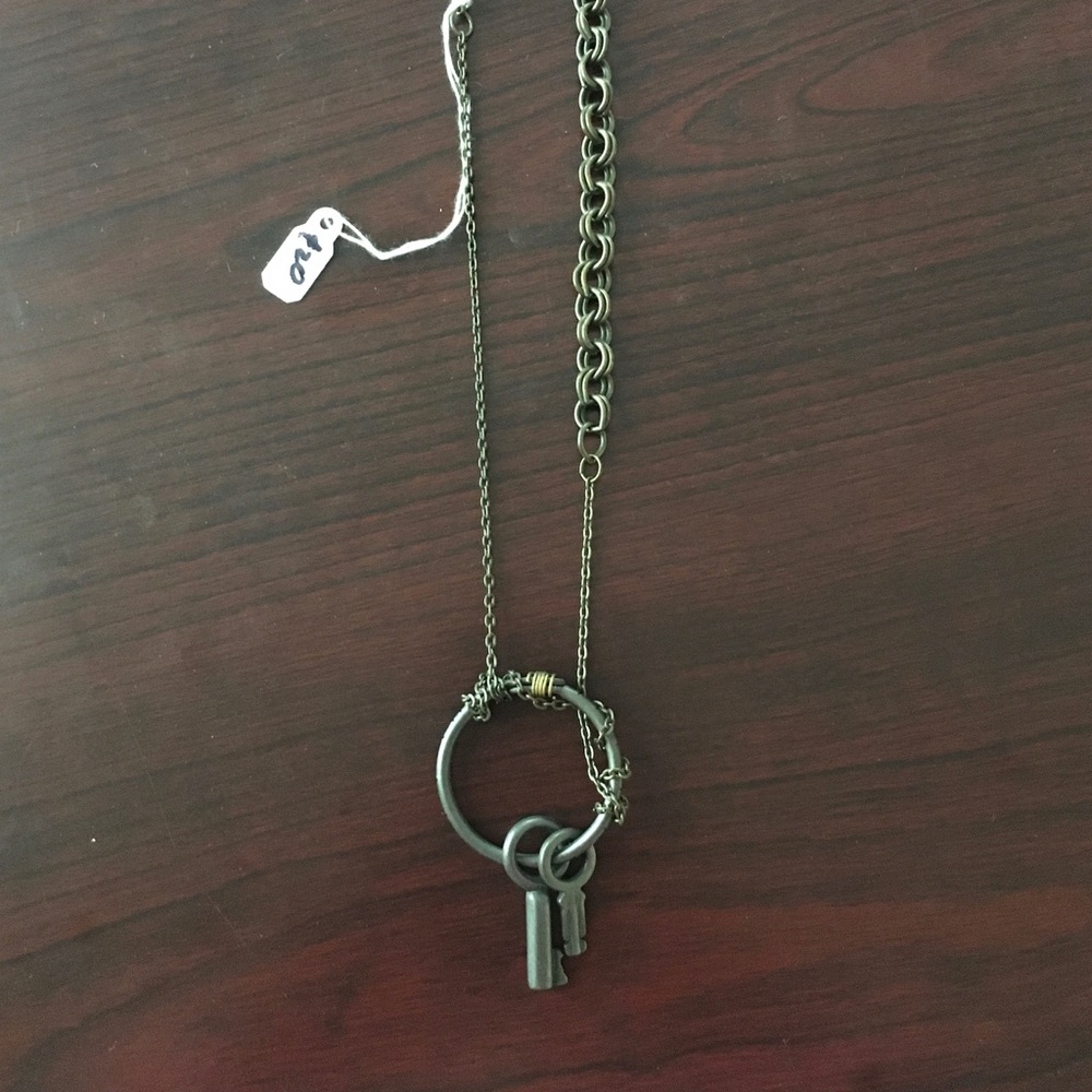 Steampunk Necklace With Key Attachments